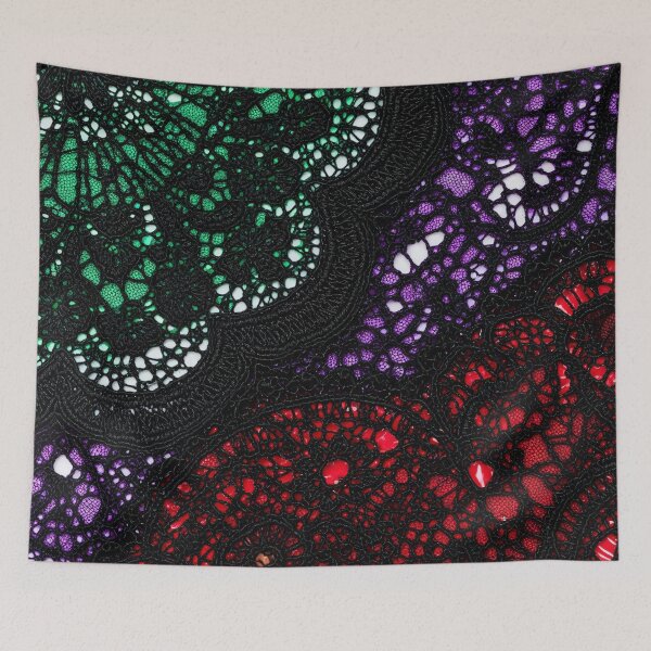 Item preview, Velvet Lace Mosaic designed and sold by Kaleidoscope Print.