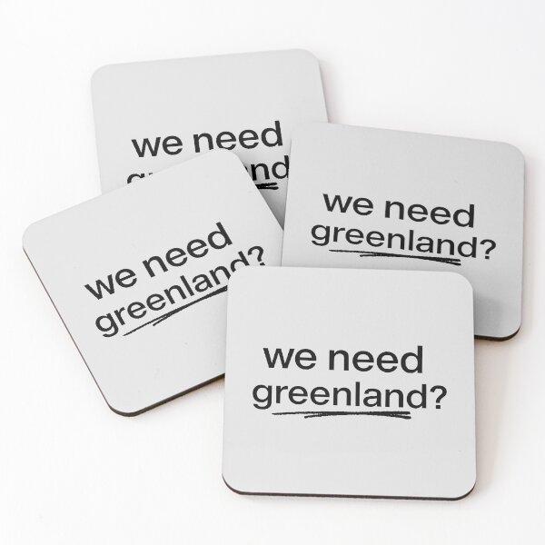 Item preview, Copy of We Need Greenland Funny Geopolitical Meme Statement Art designed and sold by SplashTastic.