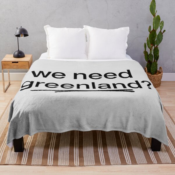 Item preview, Copy of We Need Greenland Funny Geopolitical Meme Statement Art designed and sold by SplashTastic.