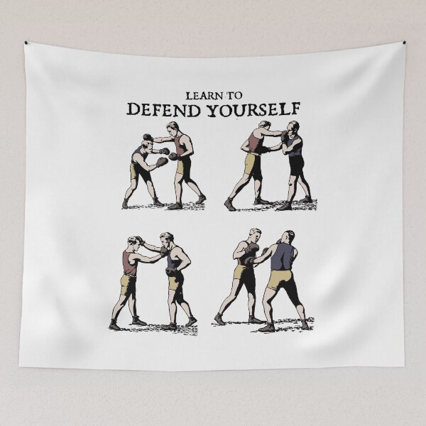 Item preview, Defend Yourself – Vintage Boxing designed and sold by R-A Designs.