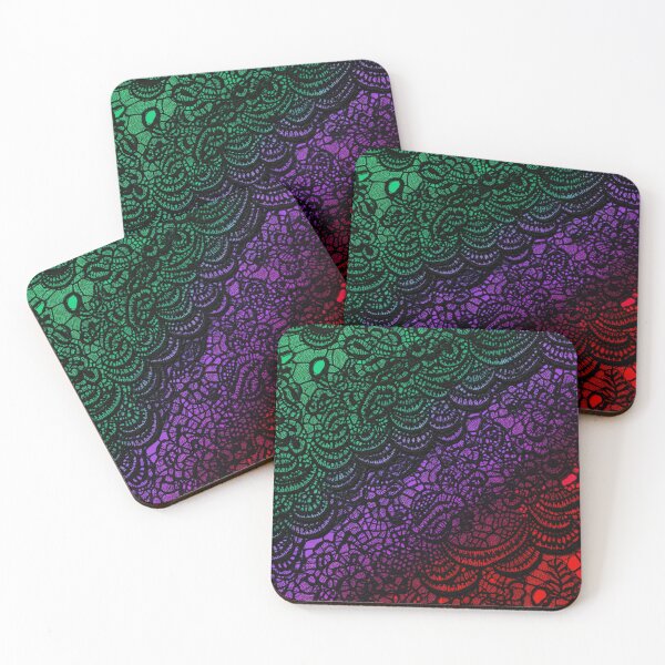 Item preview, Jewel-Tone Lace Gradient designed and sold by Kaleidoscope Print.
