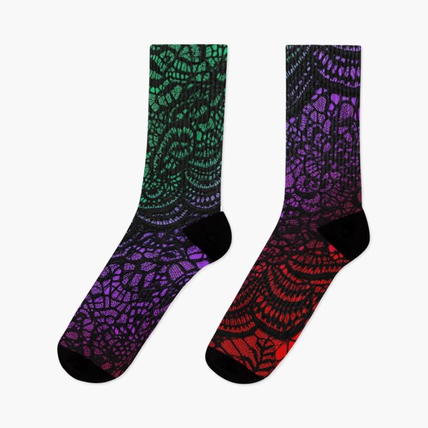 Item preview, Jewel-Tone Lace Gradient designed and sold by Kaleidoscope Print.