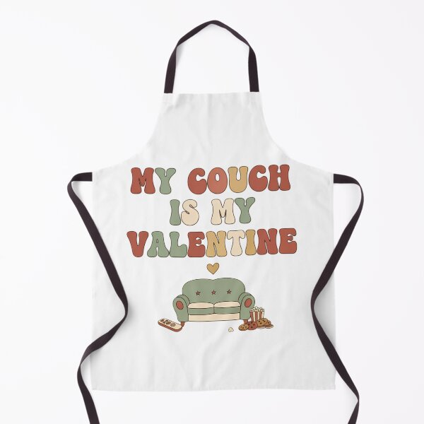 Item preview, My Couch Is My Valentine Funny Introvert Anti Valentine Typography Humor Shirt designed and sold by GiftsForge.
