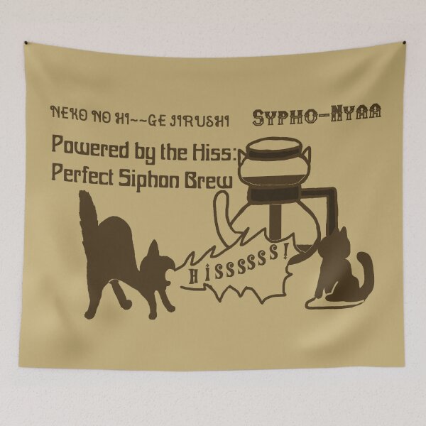 Item preview, Siphonya – Cat-Powered Siphon Art by NEKO NO HI~~GE JIRUSHI designed and sold by nanaronnicoron.