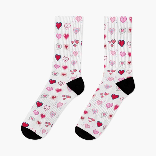 Item preview, Pixel Hearts designed and sold by Playful Strokes pom@pom.