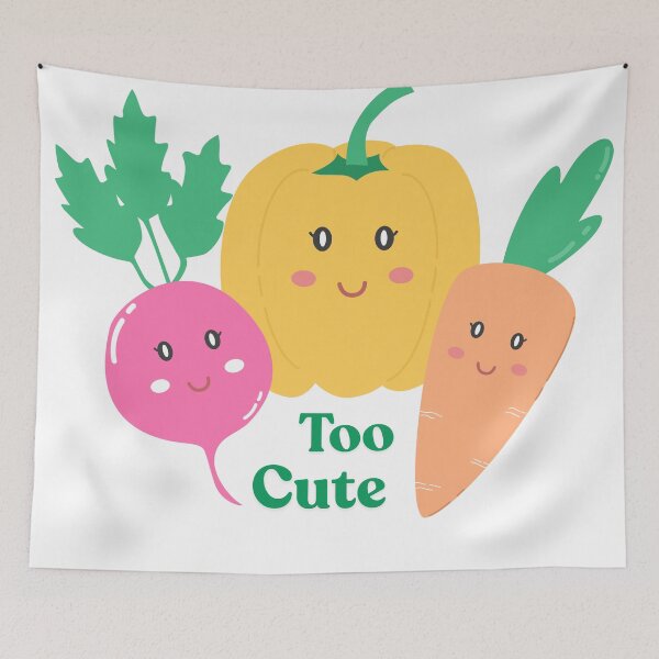 Item preview, Too Cute Kawaii Vegetables designed and sold by SulariTDsign.