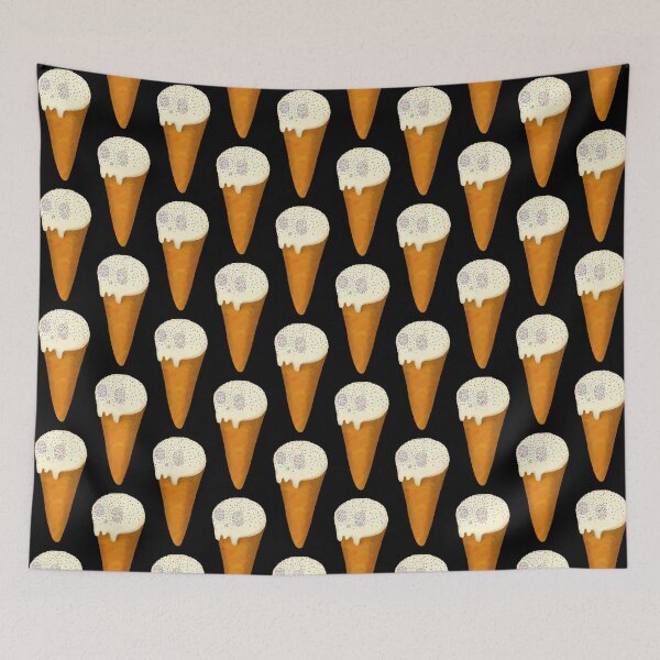 Item preview, Chills n Thrills: Death or Ice Cream Skull Tee designed and sold by Surplus Weird.