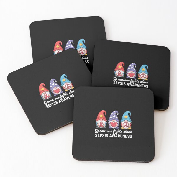 Item preview, Gnome One Fights Alone Sepsis Awareness designed and sold by Rrettgison.