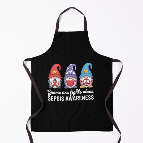 Item preview, Gnome One Fights Alone Sepsis Awareness designed and sold by Rrettgison.