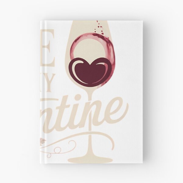 Item preview, Wine Is My Valentine Funny Drink Anti Valentine Typography Humor Gift Shirt designed and sold by GiftsForge.