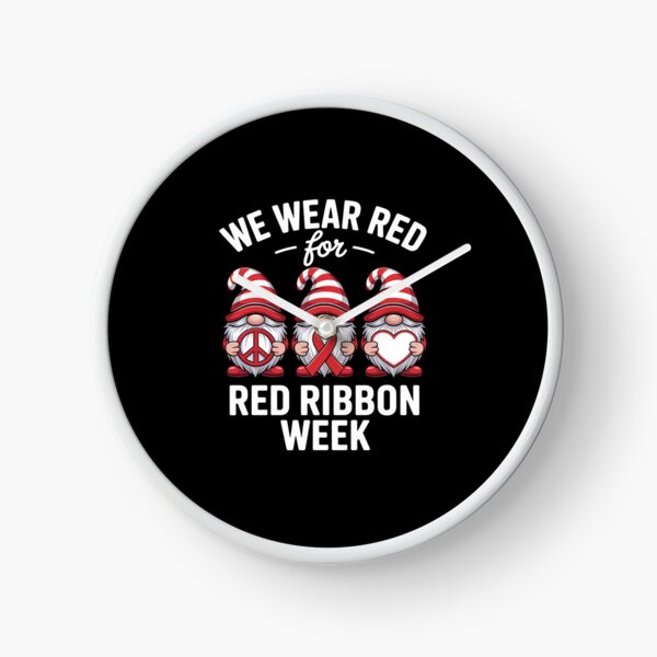 Item preview, Gnomes support red Peace hope love Anti drug Red Ribbon Week designed and sold by Rrettgison.