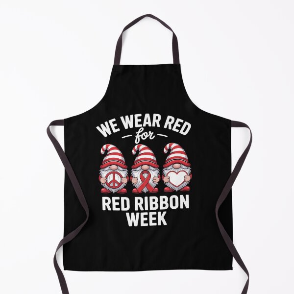 Item preview, Gnomes support red Peace hope love Anti drug Red Ribbon Week designed and sold by Rrettgison.