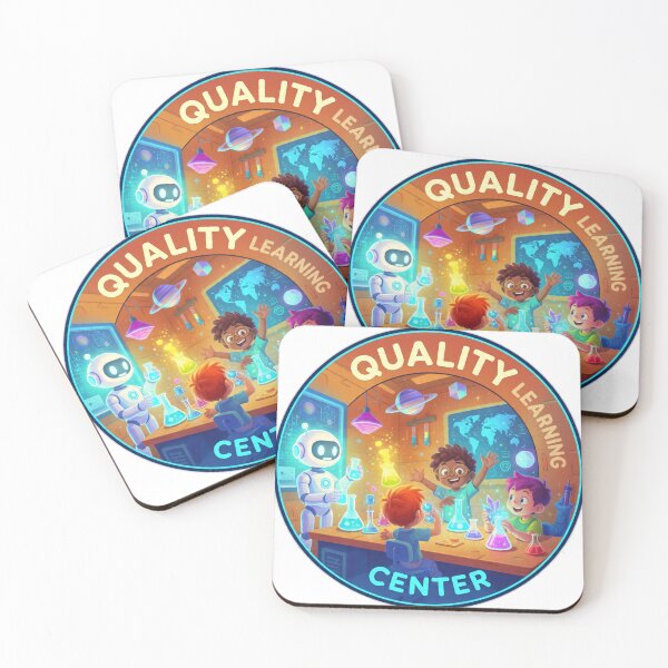 Item preview, Futuristic Science Lab Kids – Quality Learning Center Circle Illustration designed and sold by AENAcharms.