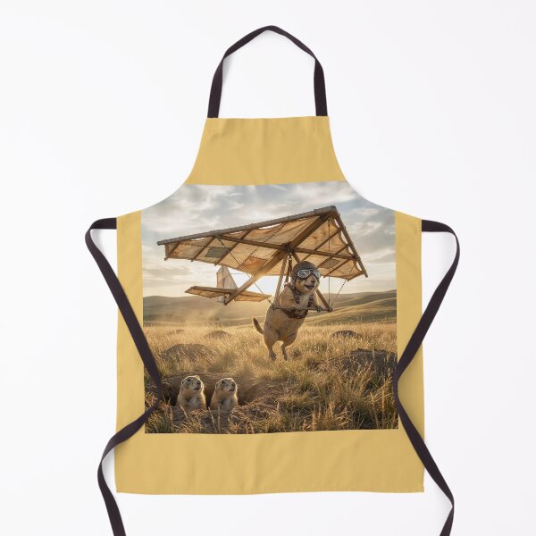 Item preview, Plucky Prairie Dog Hang Glides Over His Mates designed and sold by Tridentulus.
