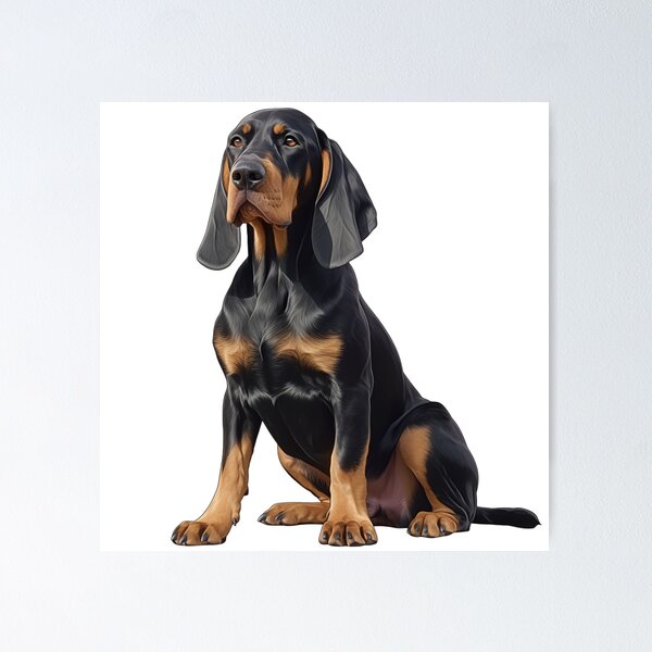 Item preview, Black and Tan Coonhound designed and sold by SMARTKIT  DESIGNAGENCY.