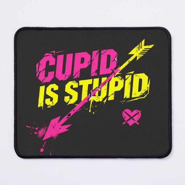 Item preview,  Cupid Is Stupid Funny Anti Valentine Typography Sarcastic Arrow Humor Shirt designed and sold by GiftsForge.
