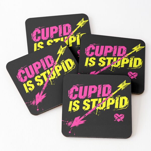 Item preview,  Cupid Is Stupid Funny Anti Valentine Typography Sarcastic Arrow Humor Shirt designed and sold by GiftsForge.