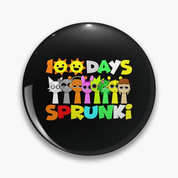 Item preview, 100 Days Sprunki Funny Cartoon Student Celebration Colorful School Kids Cute  designed and sold by Rosamoaughter.