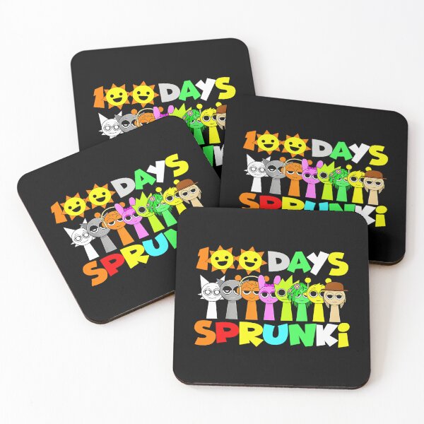 Item preview, 100 Days Sprunki Funny Cartoon Student Celebration Colorful School Kids Cute  designed and sold by Rosamoaughter.