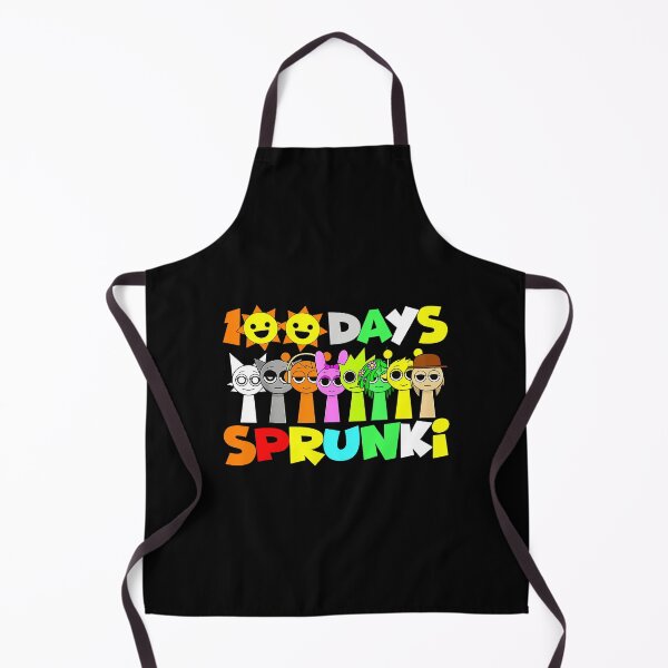 Item preview, 100 Days Sprunki Funny Cartoon Student Celebration Colorful School Kids Cute designed and sold by Rosamoaughter.