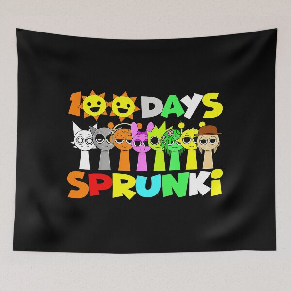 Item preview, 100 Days Sprunki Funny Cartoon Student Celebration Colorful School Kids Cute  designed and sold by Rosamoaughter.