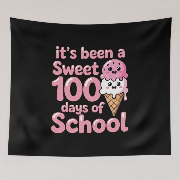 Item preview, Ice Cream Cone 100 Days Of School Teacher designed and sold by Rrettgison.