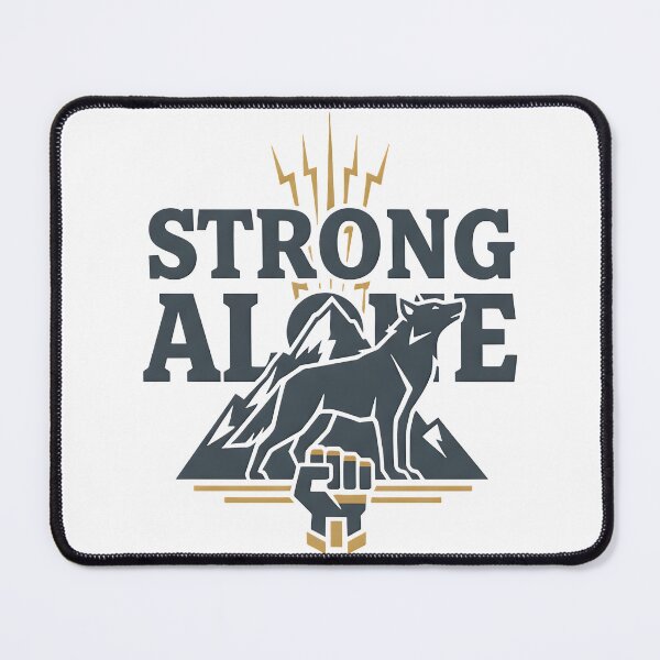 Item preview, BEST SELLER. Strong Alone Independent Mindset USA designed and sold by Gilded Dreams.