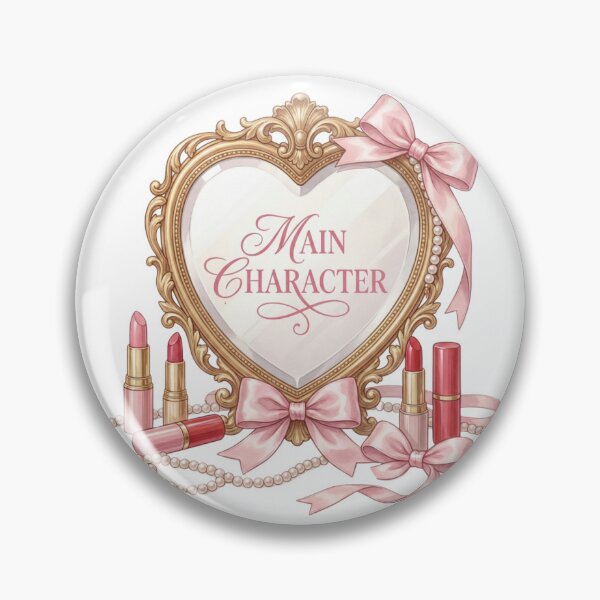 Item preview, Main Character Energy - Coquette Aesthetic Vintage Mirror designed and sold by GemajoStudio.