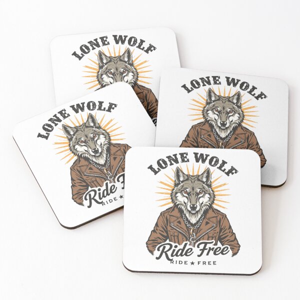 Item preview, Lone Wolf Rider American Vintage Biker Shirt designed and sold by MooDigitalArt.
