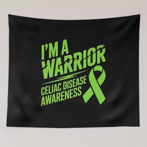 Item preview, I'M A WARRIOR CELIAC DISEASE AWARENESS designed and sold by Rrettgison.