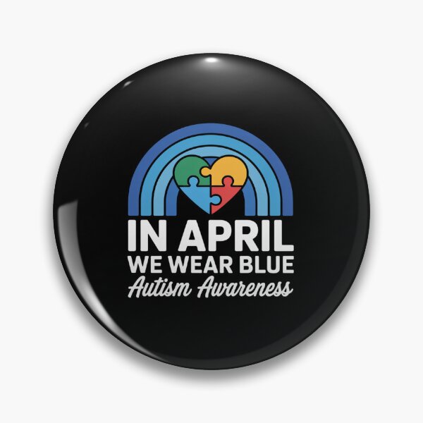 Item preview, In April We Wear Blue Autism Awareness Design Autistic designed and sold by Rrettgison.