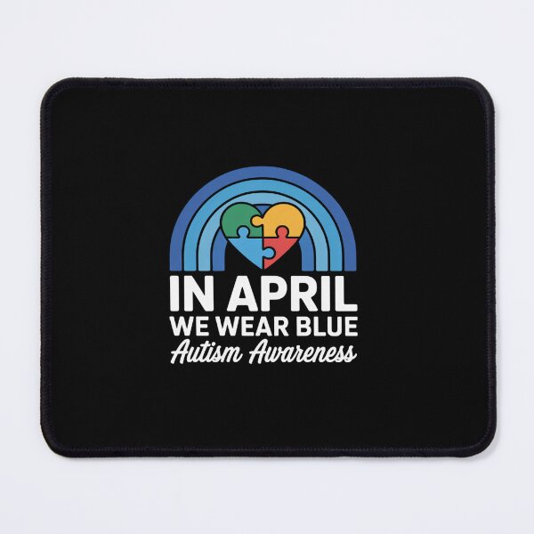 Item preview, In April We Wear Blue Autism Awareness Design Autistic designed and sold by Rrettgison.
