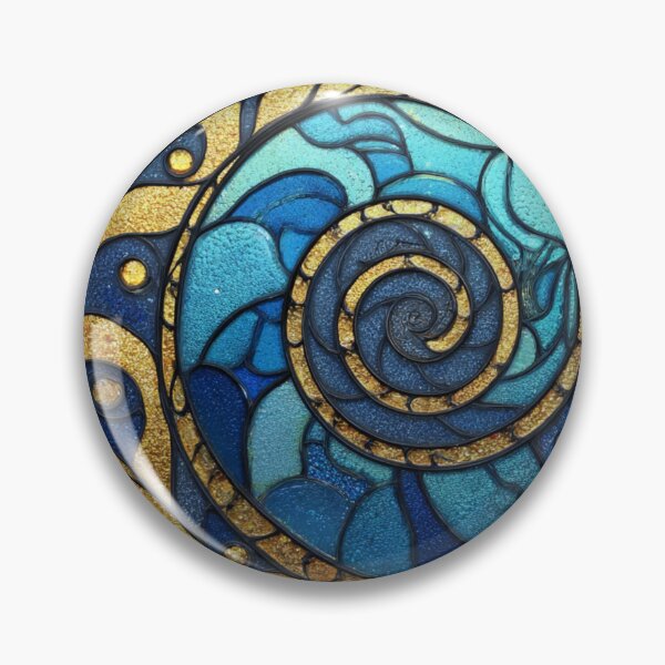 Item preview, New Zealand Māori Paua Pattern Koru Design 752 designed and sold by GrinGalore.