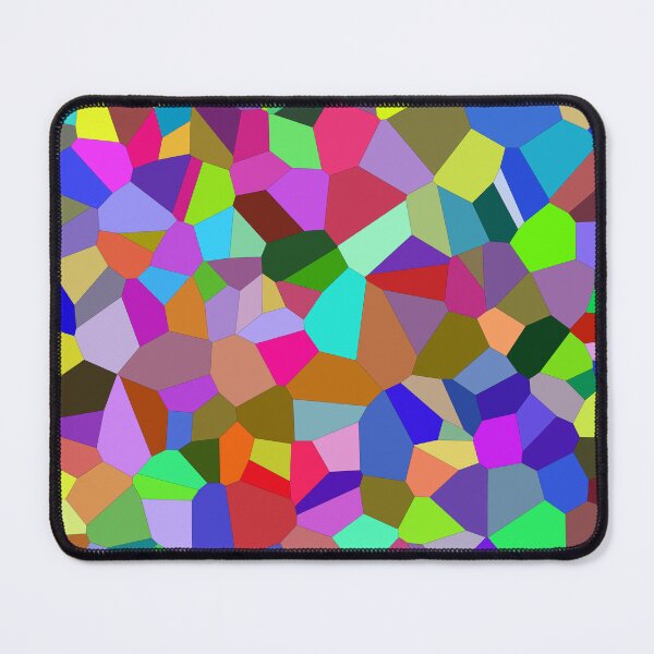 Item preview, Rainbow Geometric Voronoi Mosaic Pattern Design designed and sold by Snout & Shout..