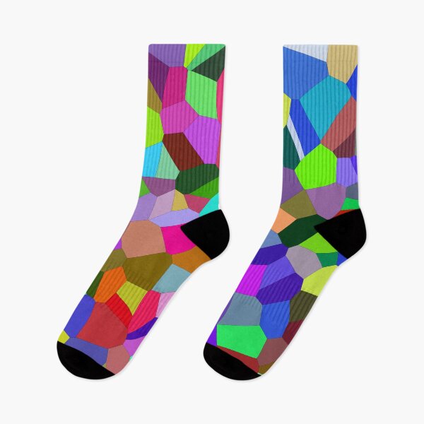Item preview, Rainbow Geometric Voronoi Mosaic Pattern Design designed and sold by Snout & Shout..