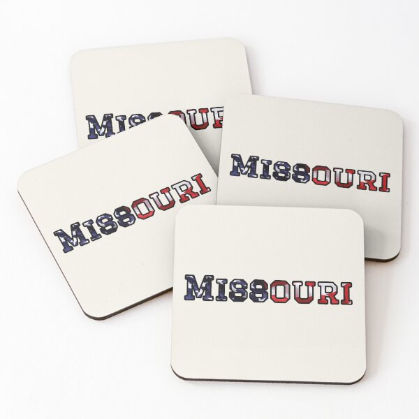 Item preview, Missouri USA Flag Typography – Patriotic Stars and Stripes American Pride Design designed and sold by Long Family Gifts.