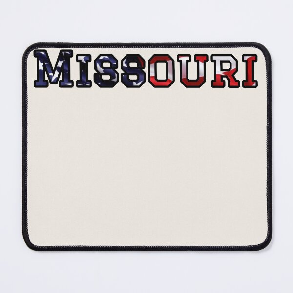 Item preview, Missouri USA Flag Typography – Patriotic Stars and Stripes American Pride Design designed and sold by Long Family Gifts.
