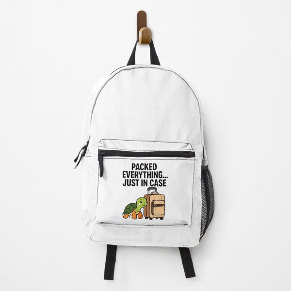 Item preview, Packed Everything Just In Case – Funny Turtle Sarcastic Travel designed and sold by Taans-Creation.