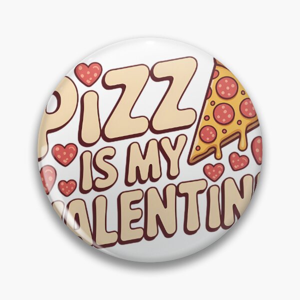 Item preview, Pizza Is My Valentine Funny Food Anti Valentine Typography Single Humor Shirt designed and sold by GiftsForge.