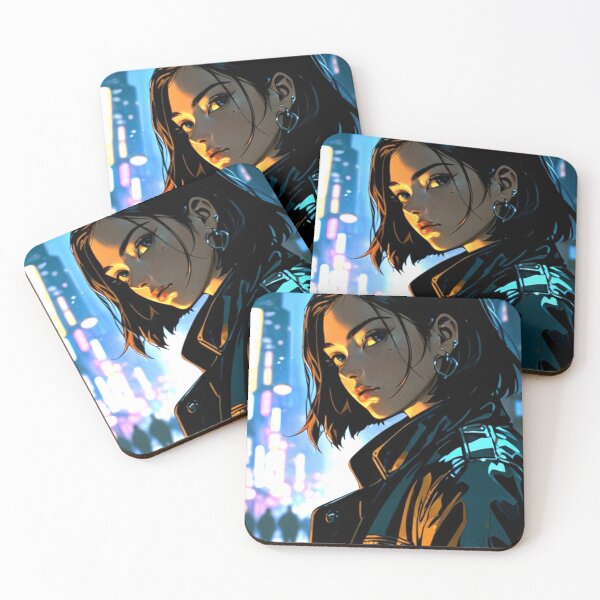 Item preview, Cyberpunk Midnight Girl designed and sold by zerocult.