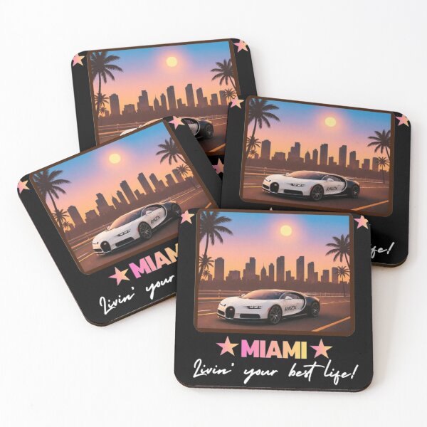 Item preview, Miami Nights. Bugatti Dreams! Bugatti Heat, Miami Glow! designed and sold by RAIZX.