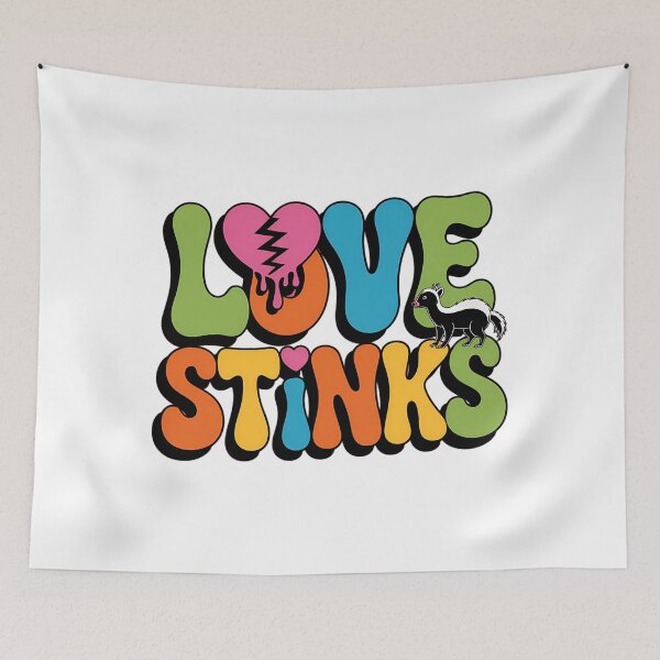 Item preview, Love Stinks Funny Anti Valentine Typography Sarcastic Single Humor Shirt Gift designed and sold by GiftsForge.
