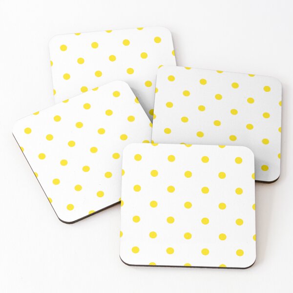 Item preview, Vivid Yellow and White Polkadots  designed and sold by POLKAIWERX.