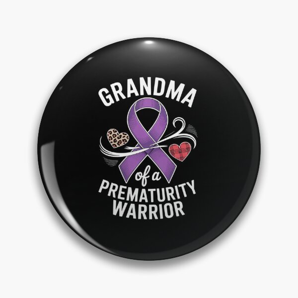Item preview, Grandma Prematurity Awareness Leopard Buffalo Plaid Family designed and sold by repconomArt.