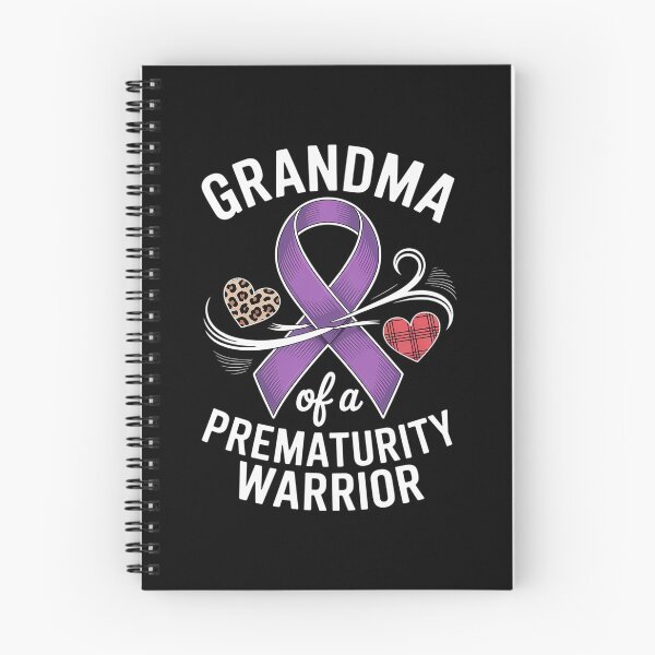 Item preview, Grandma Prematurity Awareness Leopard Buffalo Plaid Family designed and sold by repconomArt.