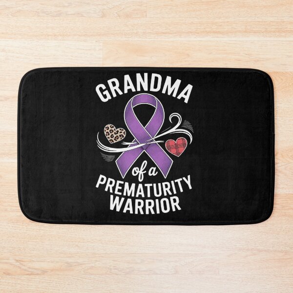 Item preview, Grandma Prematurity Awareness Leopard Buffalo Plaid Family designed and sold by repconomArt.