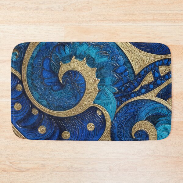 Item preview, New Zealand Māori Paua Pattern Koru Design 754 designed and sold by GrinGalore.