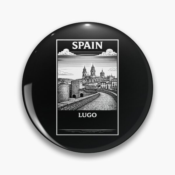 Item preview, Lugo Spain Linocut Style  designed and sold by Thistle-TShop.