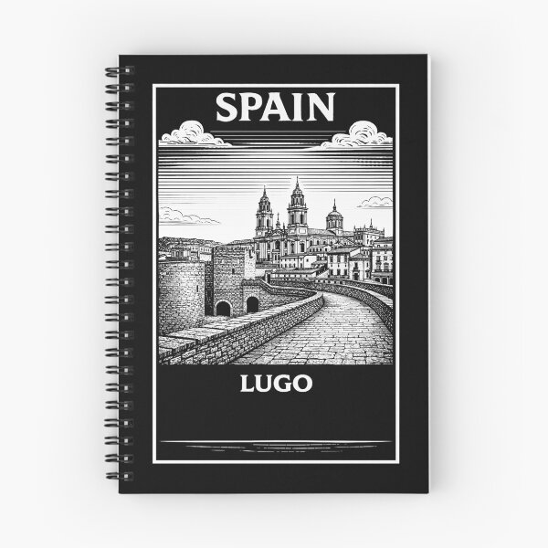 Item preview, Lugo Spain Linocut Style  designed and sold by Thistle-TShop.