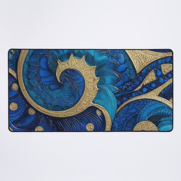 Item preview, New Zealand Māori Paua Pattern Koru Design 754 designed and sold by GrinGalore.